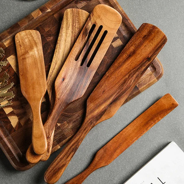 7-Piece Wooden Serving Set
