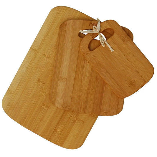 3 Piece Eco-Friendly Bamboo Cutting Board