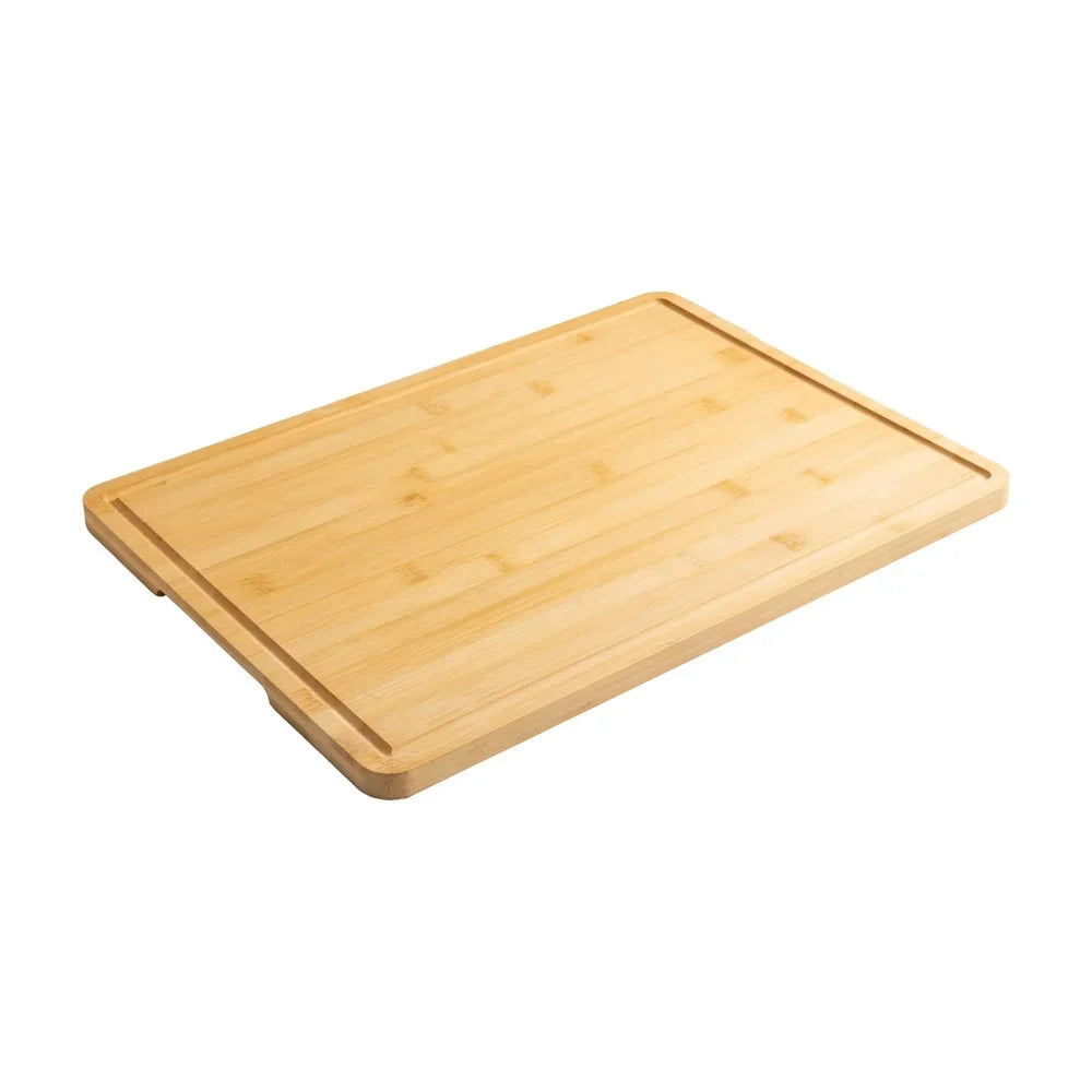 Non-Slip Bamboo Cutting Board with Juice Groove Durable Eco-Friendly Kitchen