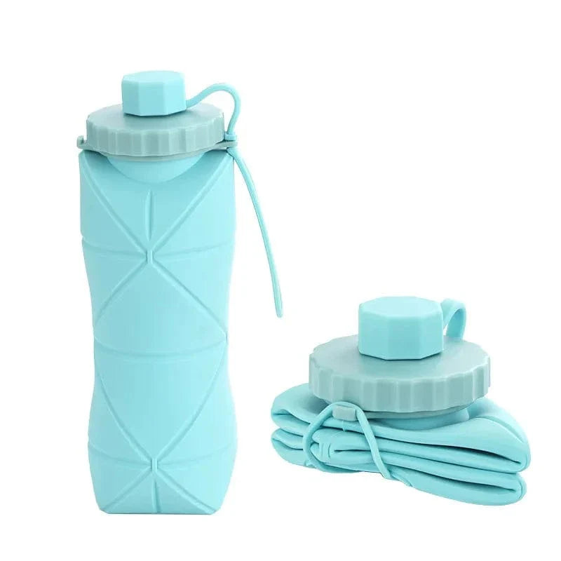 Collapsible Silicone Water Bottle - 600ml