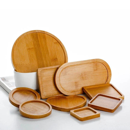Eco Friendly Mini Bamboo Tray For Cups And Coasters