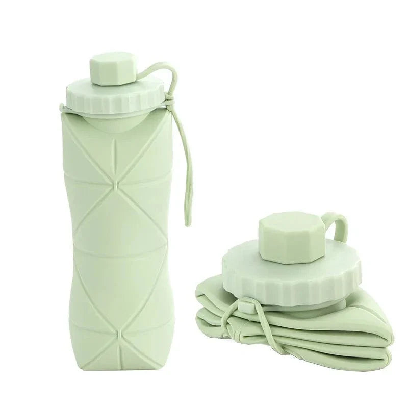 Collapsible Silicone Water Bottle - 600ml