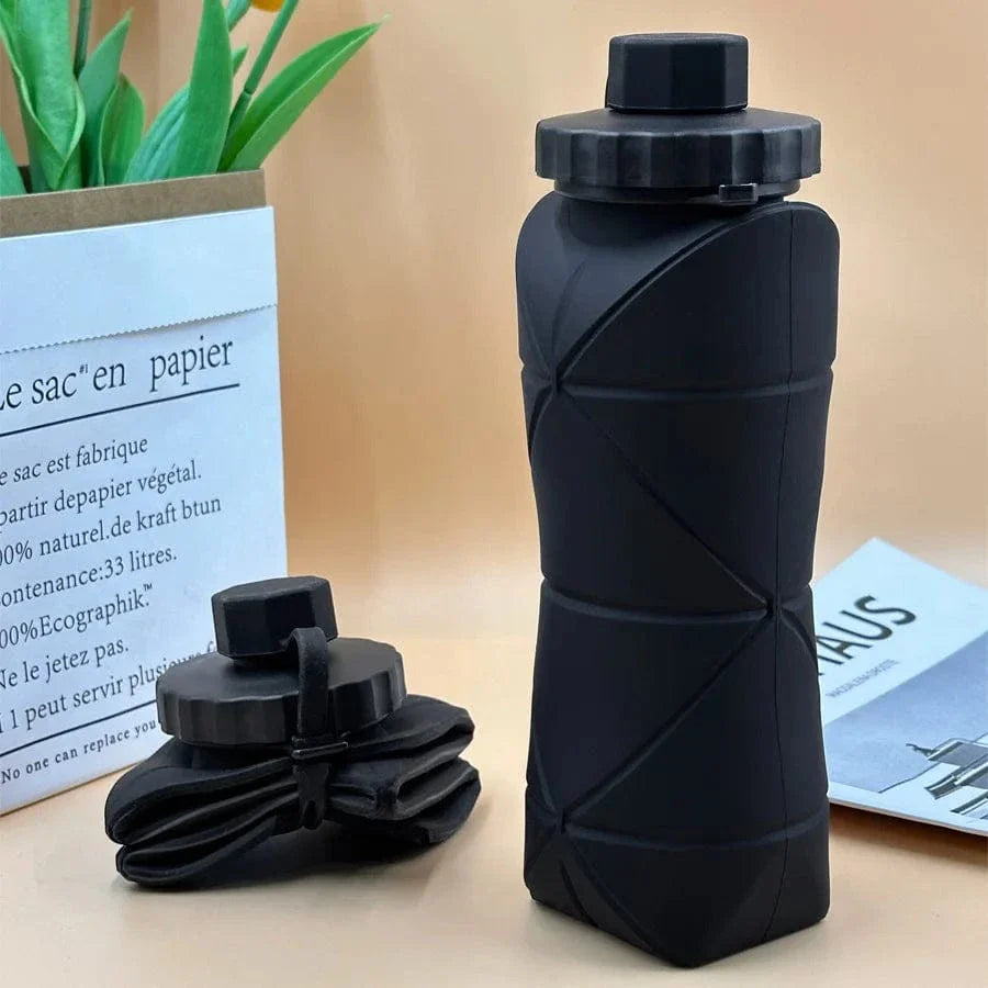 Collapsible Silicone Water Bottle - 600ml