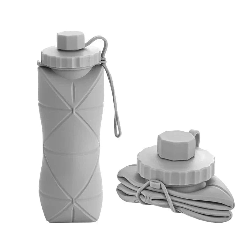 Collapsible Silicone Water Bottle - 600ml